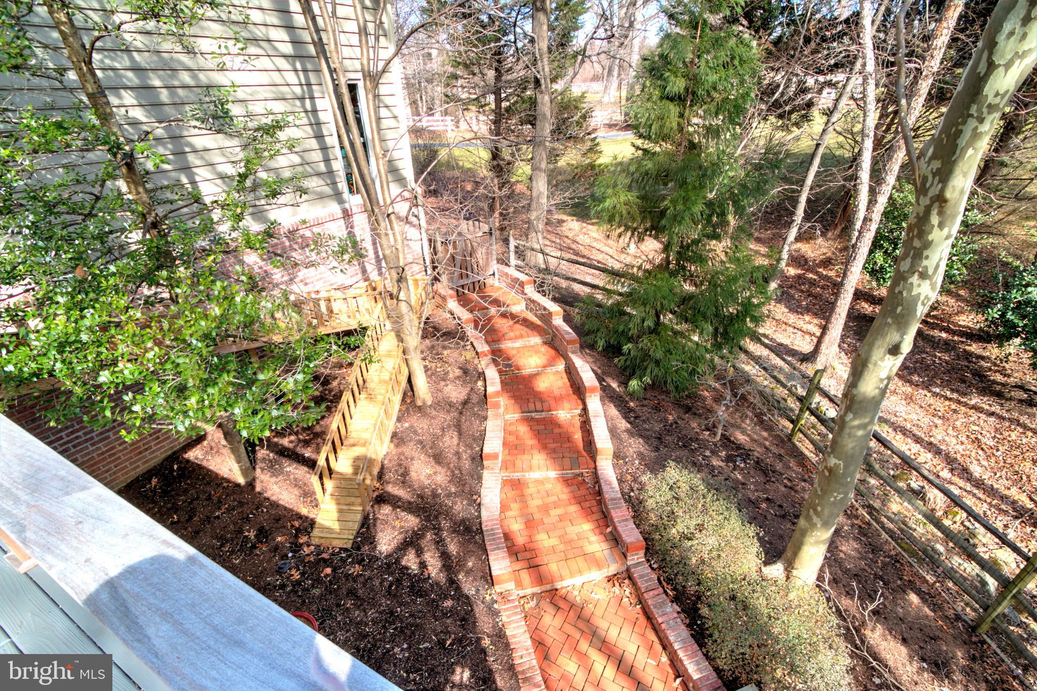11205 Bright Pond Lane Reston, VA 20194 - Photo 65 of 102 Lovely Pathways And Even A Pet Ramp To The Yard!