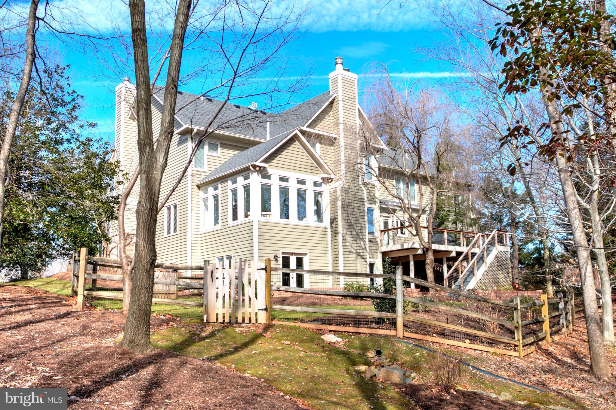11205 Bright Pond Lane Reston, VA 20194 - Photo 66 of 102 View From The Backyard Looking At The House