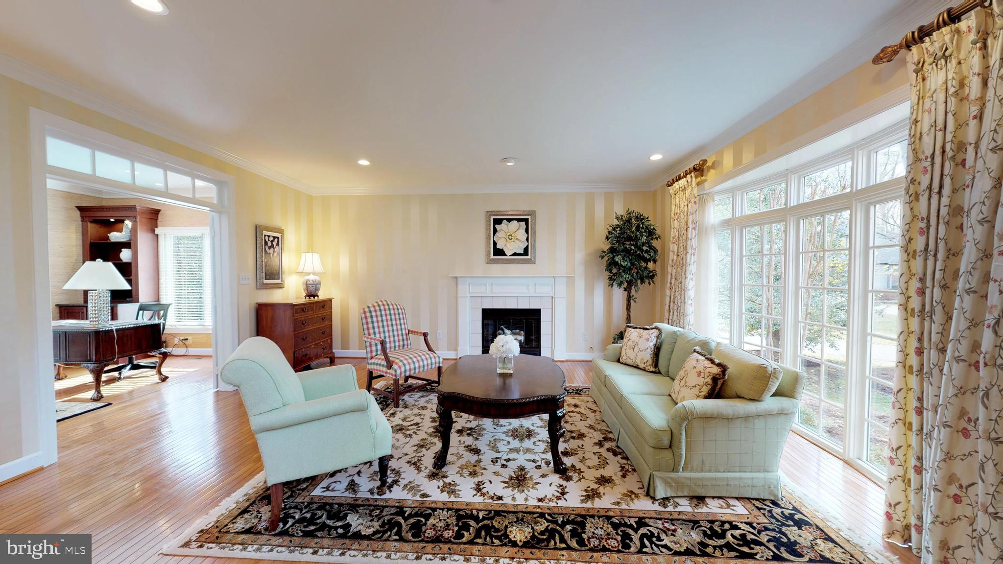 11205 Bright Pond Lane Reston, VA 20194 - Photo 8 of 102 Living Room with Fireplace