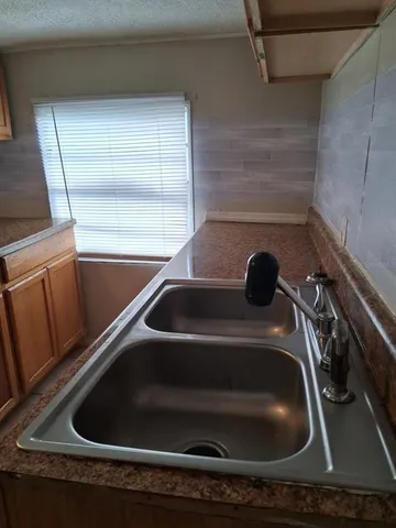 a close view of sink