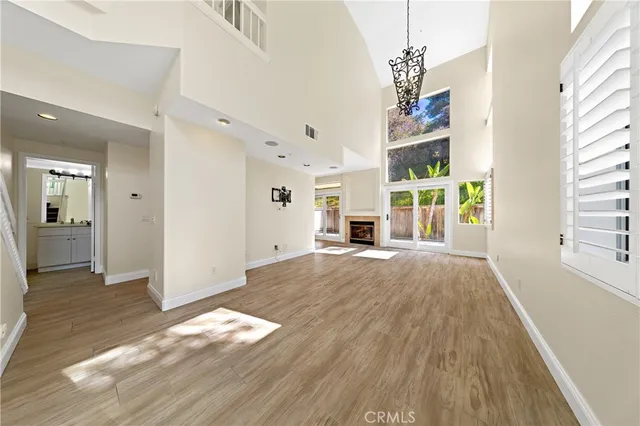 a view of livingroom with furniture and wooden floor