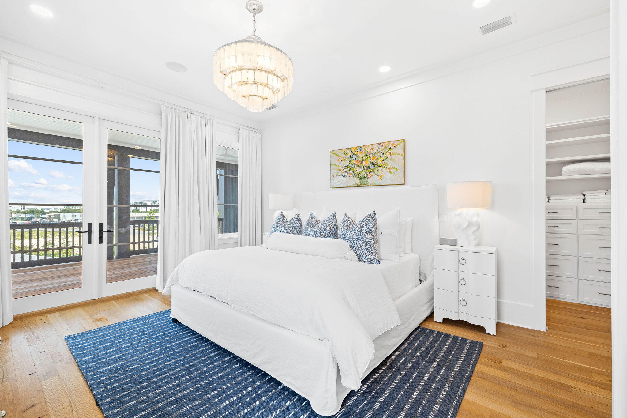 48 Paradise By The Sea Boulevard Inlet Beach, FL 32461 - Photo 60 of 97 a spacious bedroom with a bed and wooden floor