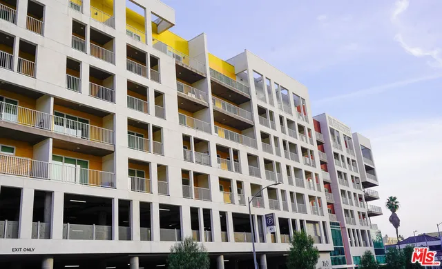 a front view of a building