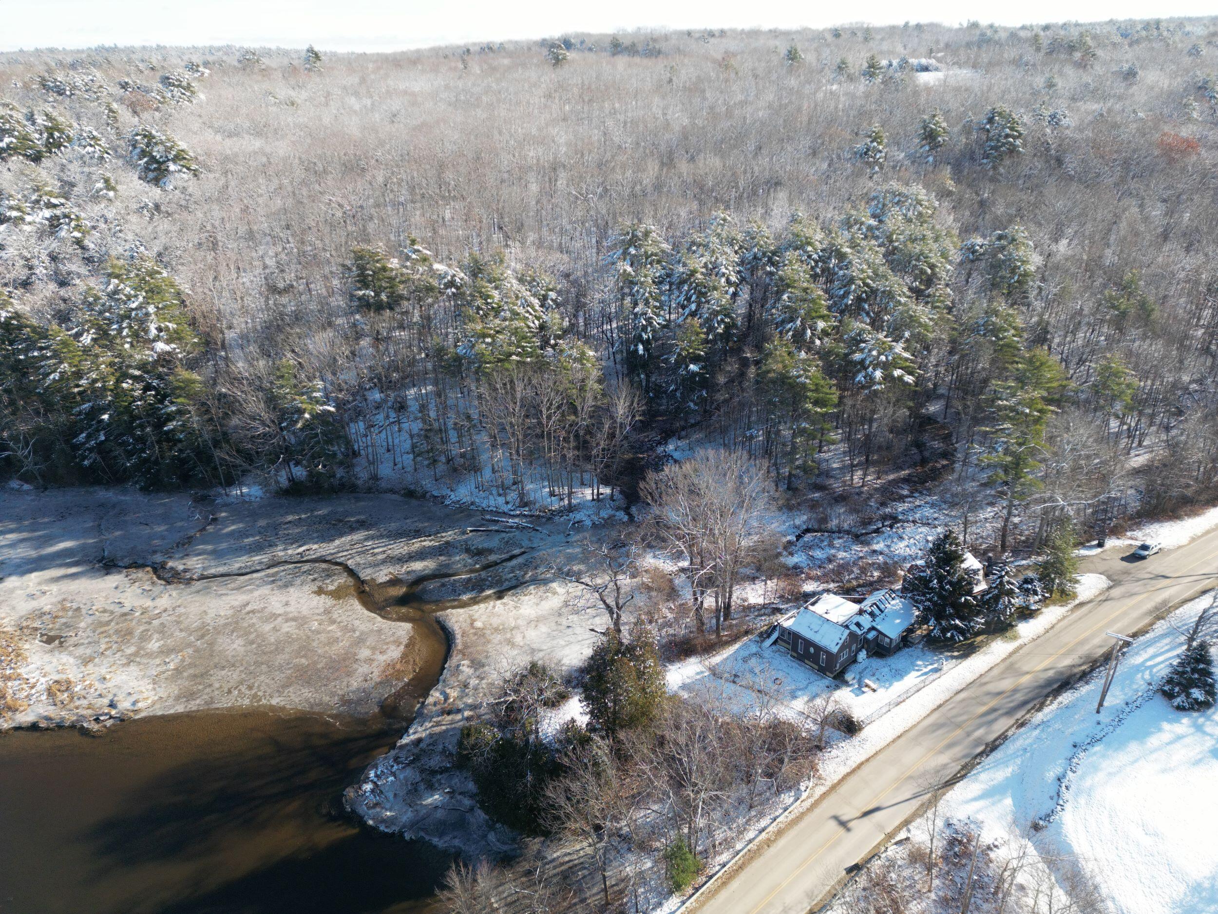 498 River Road Dresden, ME 04342 - Photo 1 of 45 South-East aerial view
