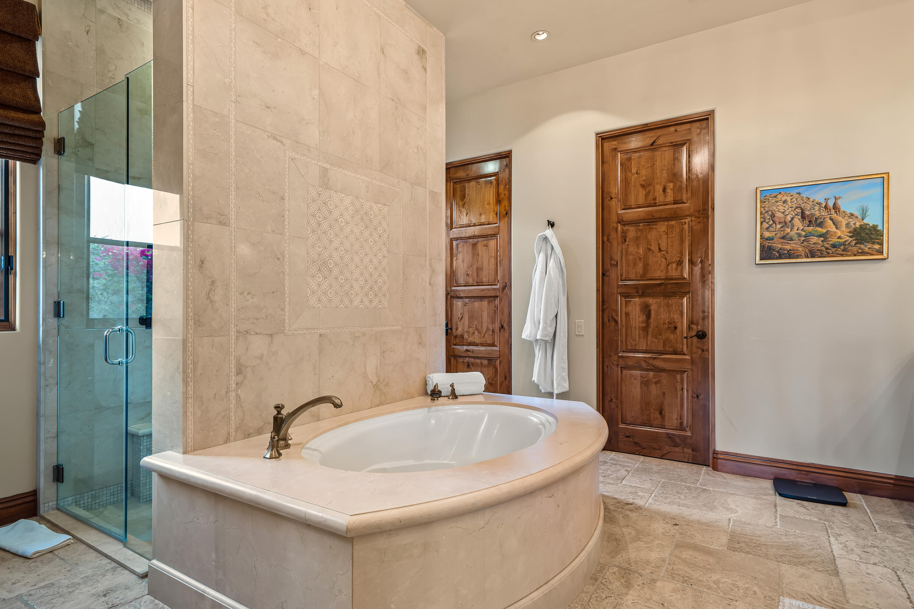 31 Hillcrest Drive Rancho Mirage, CA 92270 - Photo 49 of 82 a bathroom with a sink and a mirror