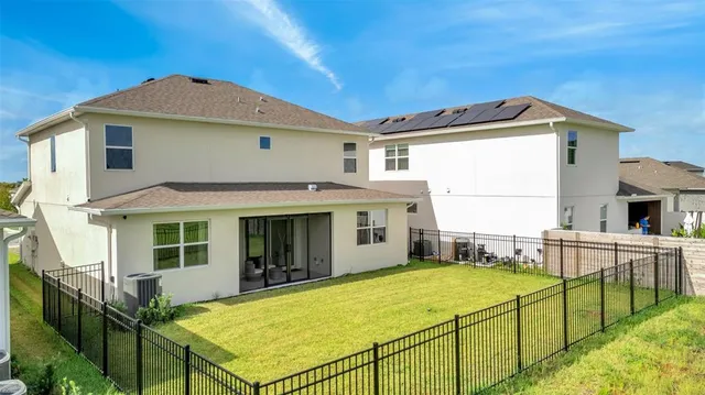 a house view with a outdoor space