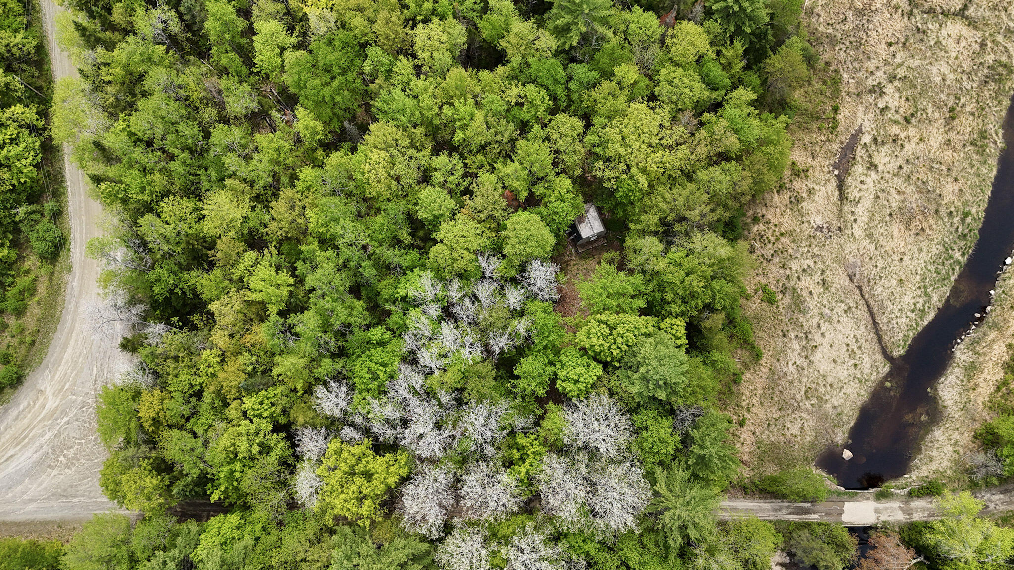 Lot 5 Stream Road Vienna, ME 04360 - Photo 5 of 17 Overhead View