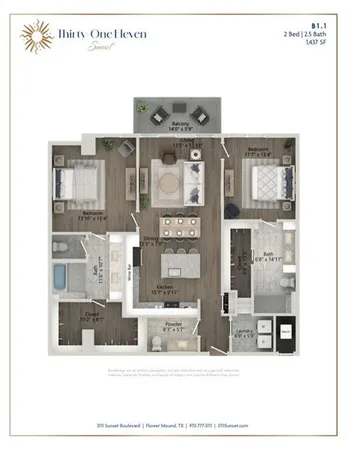 $6,745 | 3111 Sunset Boulevard, Unit 1409, Flower Mound, TX 75022