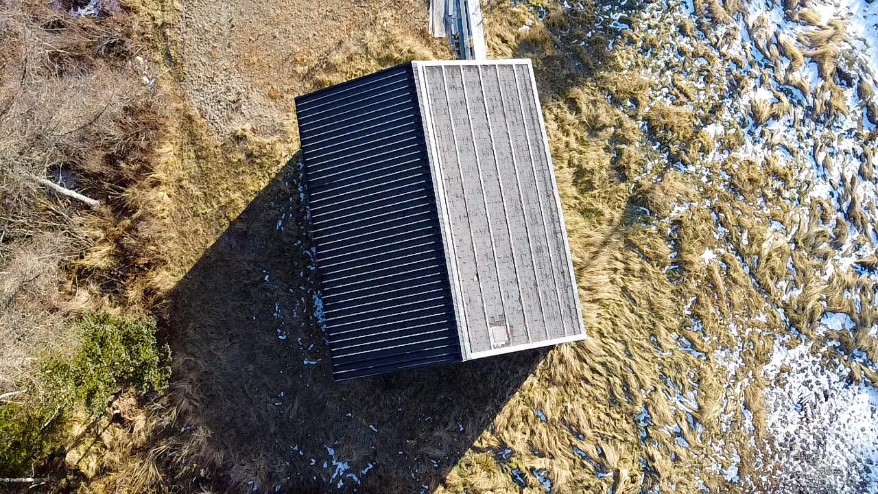 63 Duck Cove Road Roque Bluffs, ME 04654 - Photo 11 of 15 aerial view of roof