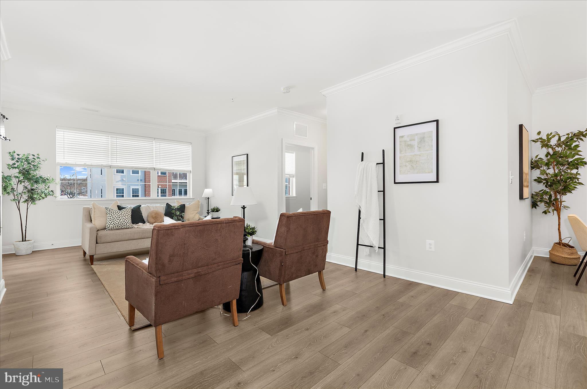 636 Wallingford Road, Unit 3J Bel Air, MD 21014 - Photo 14 of 59 a living room with furniture and a wooden floor