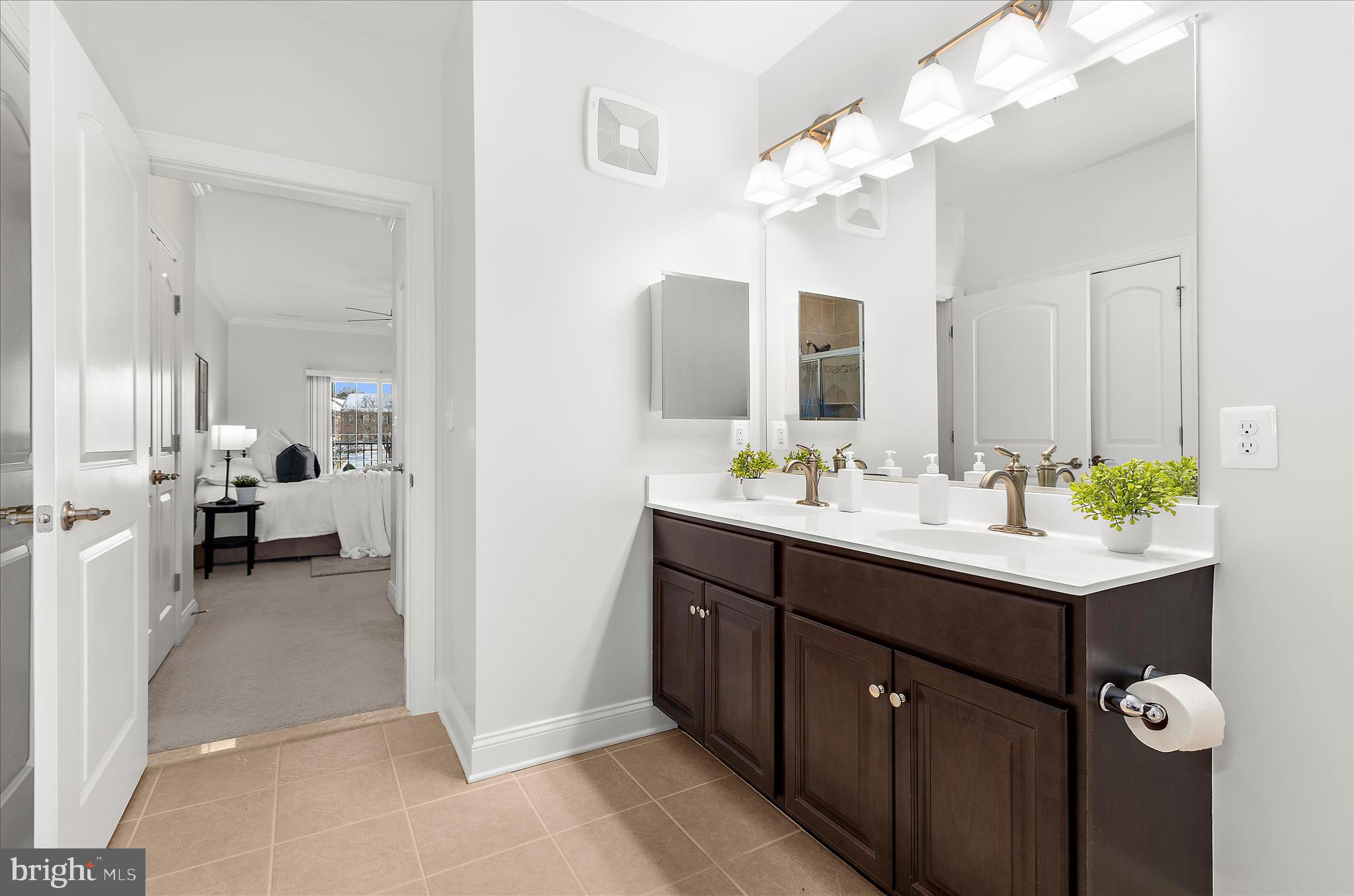 636 Wallingford Road, Unit 3J Bel Air, MD 21014 - Photo 26 of 59 a bathroom with a sink double vanity and a mirror
