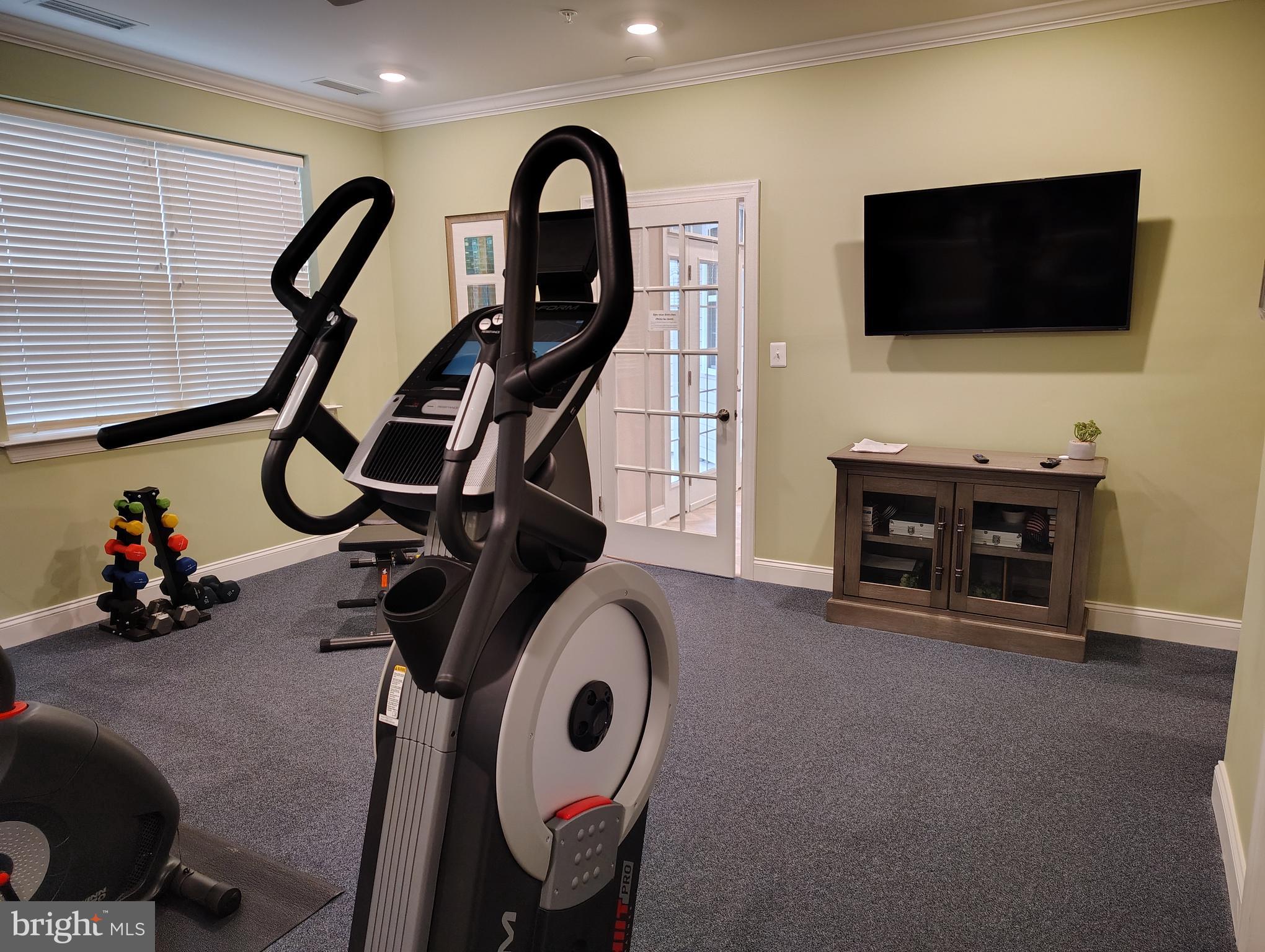 636 Wallingford Road, Unit 3J Bel Air, MD 21014 - Photo 53 of 59 a view of a room with gym equipment