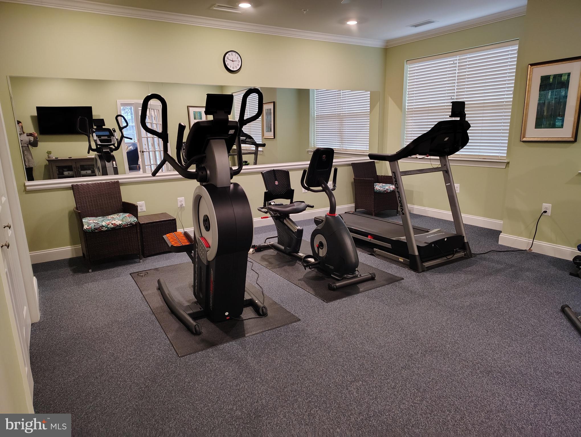 636 Wallingford Road, Unit 3J Bel Air, MD 21014 - Photo 54 of 59 a view of a room with gym equipment