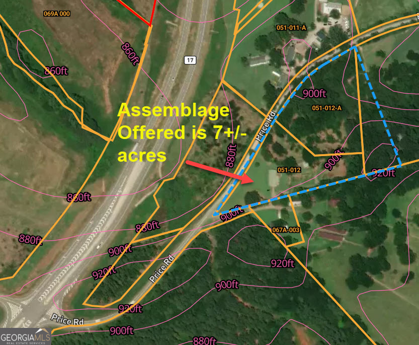 2355 Price Road Martin, GA 30557 - Photo 6 of 18 a tennis court with lots of palm trees in the background