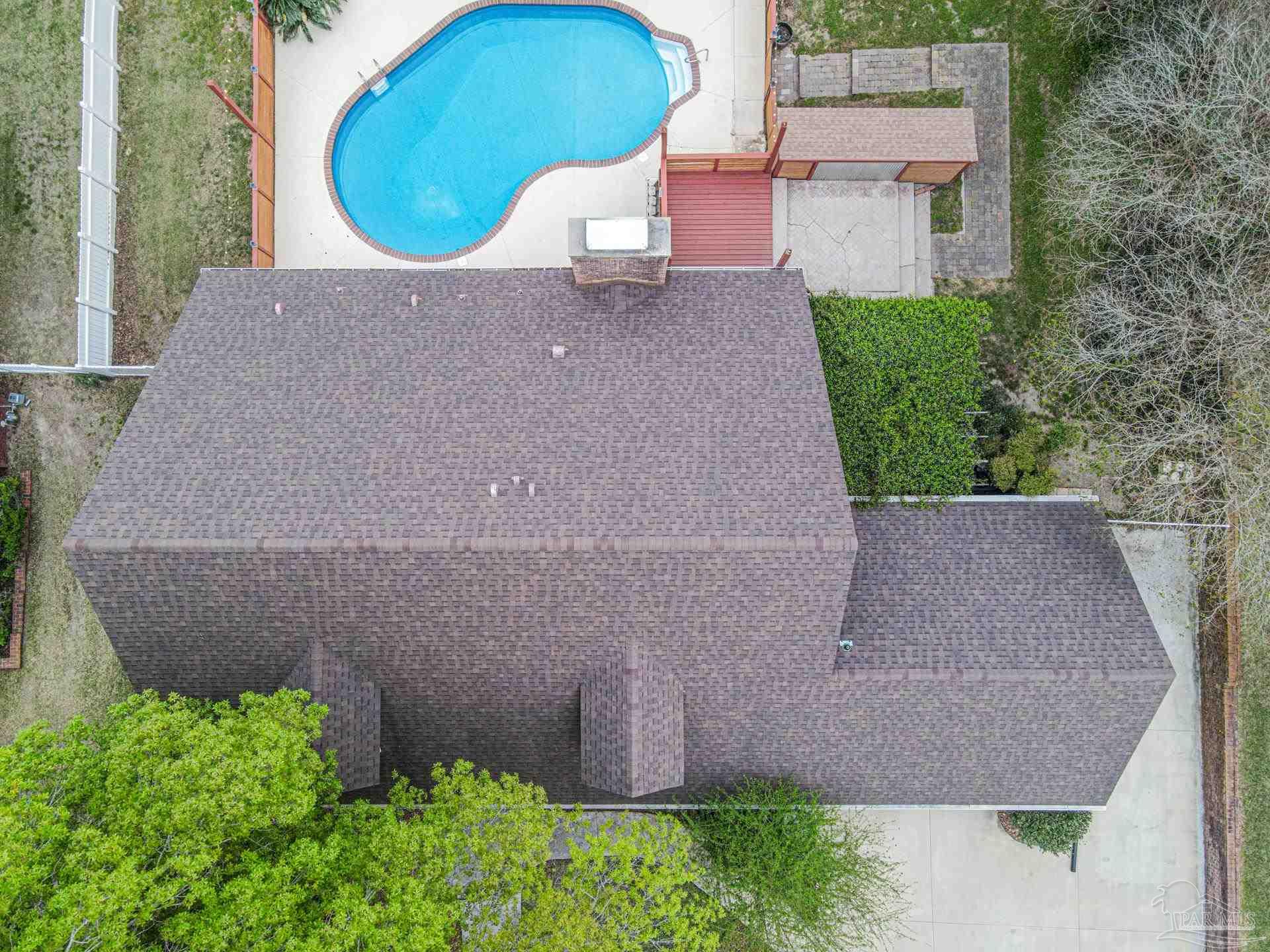 3777 Scenic Ridge Drive Pensacola, FL 32514 - Photo 63 of 67 an aerial view of a house with a yard