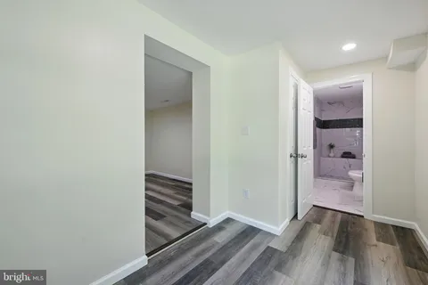 wooden floor in a gallery