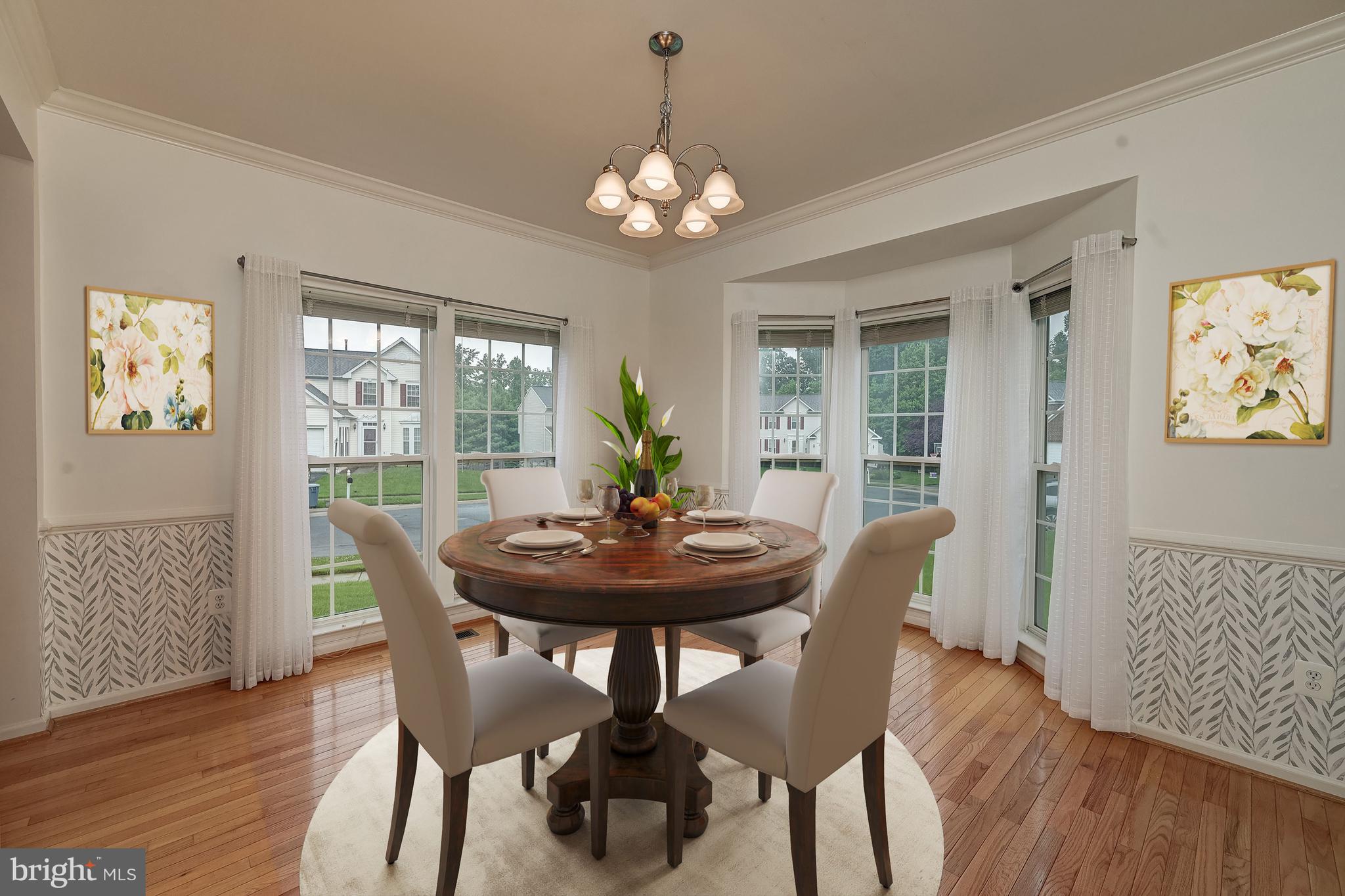 5607 Honeygo Ridge Court White Marsh, MD 21162 - Photo 2 of 47 Dining Room Staged Using Virtual Tools