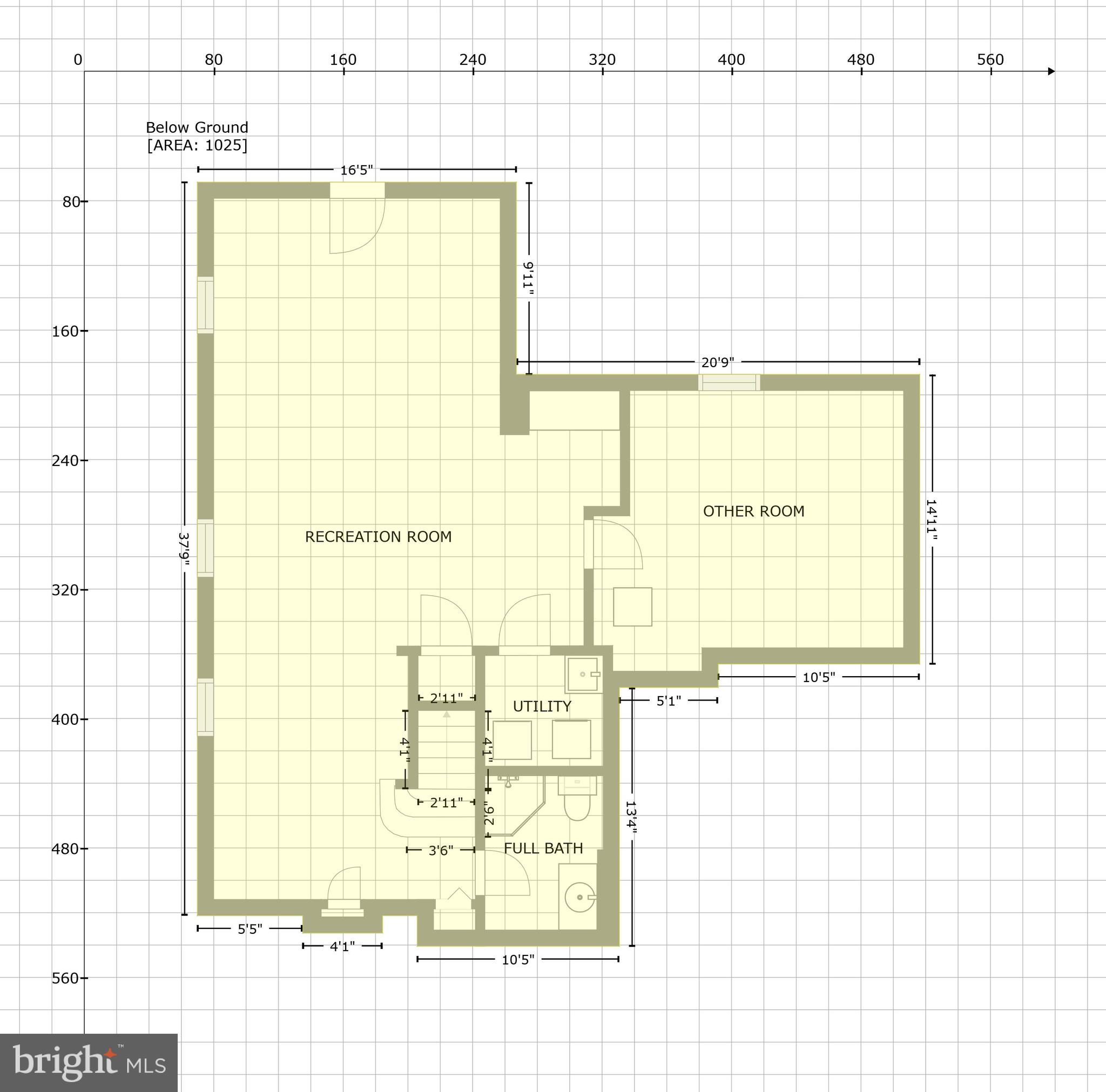 5607 Honeygo Ridge Court White Marsh, MD 21162 - Photo 46 of 47 GLA Floor Plan