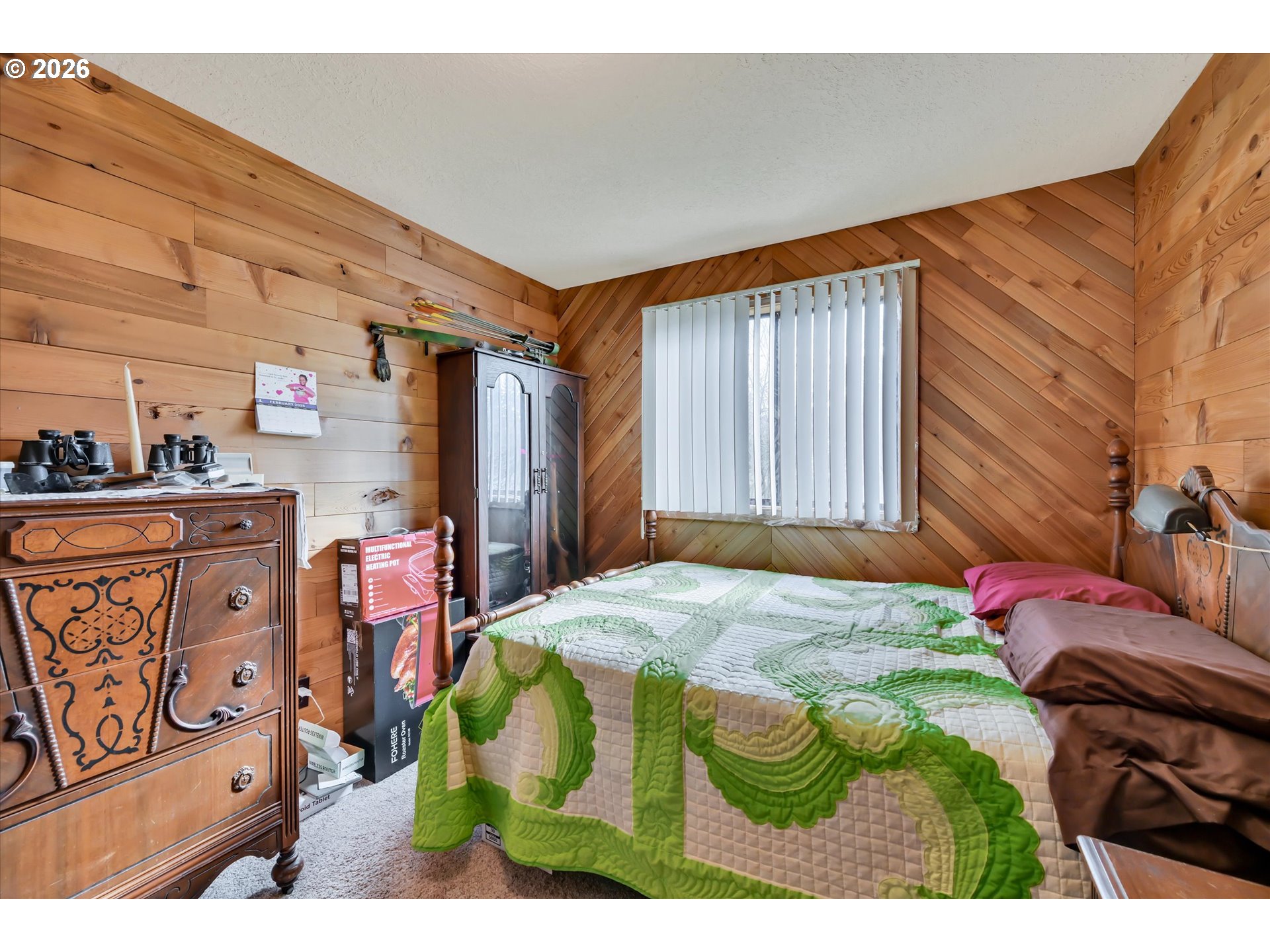 91 Godfrey Road Mossyrock, WA 98564 - Photo 20 of 47 a bedroom with a bed dresser and a window