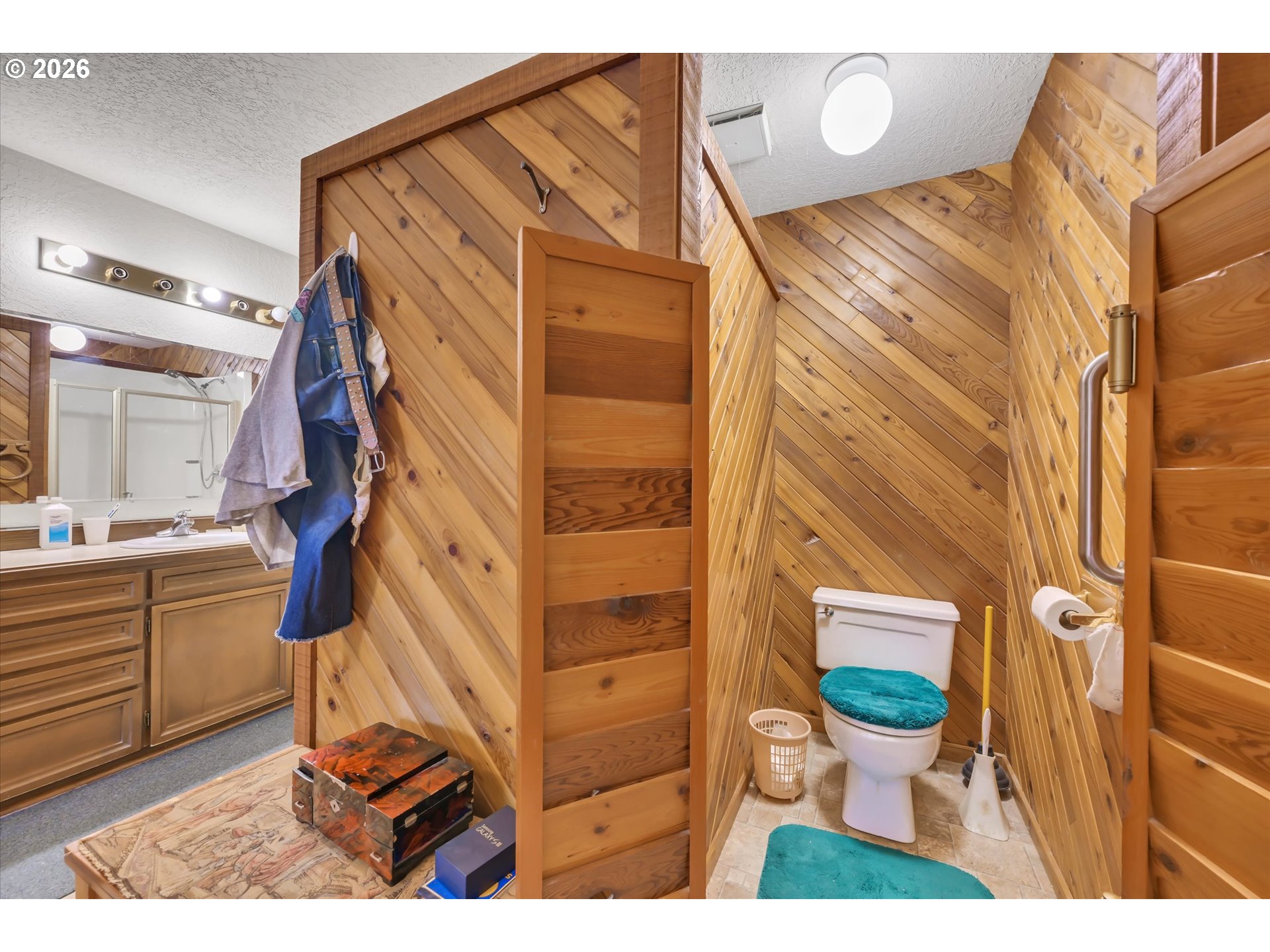 91 Godfrey Road Mossyrock, WA 98564 - Photo 25 of 47 a bathroom with a sink and mirror