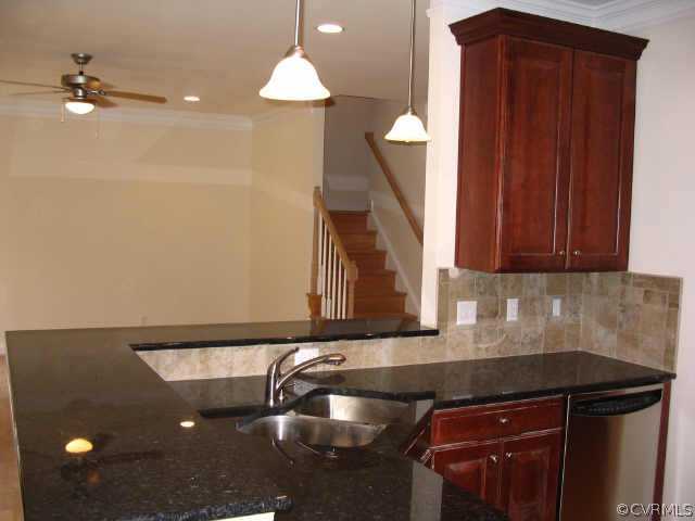 1450 Stavemill Road Powhatan, VA 23139 - Photo 6 of 10 Other - Kitchen peninsula with seating is open to