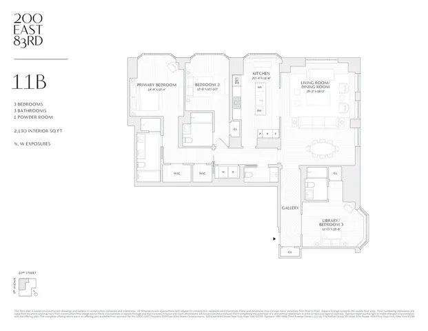 $32,500 | 200 East 83rd Street, Unit 11B | Upper East Side