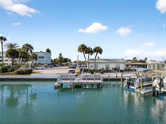 a view of an ocean with boats