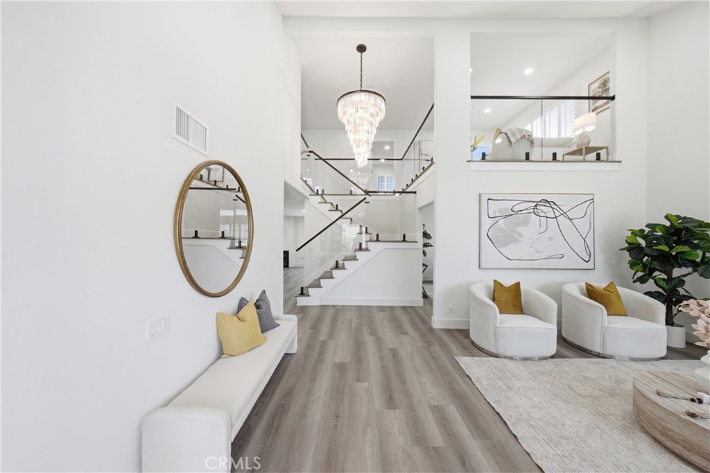 158 North Thistle Road Brea, CA 92821 - Photo 7 of 58 High ceiling living room, new floorings, upgraded staircase