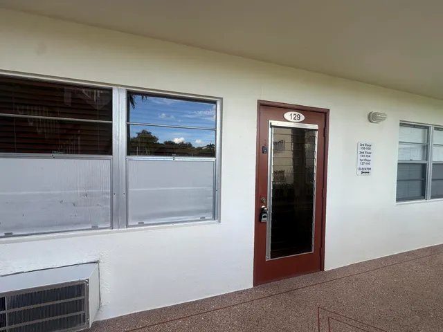 a view of front door