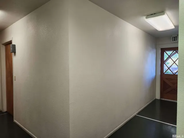 a view of a closet area