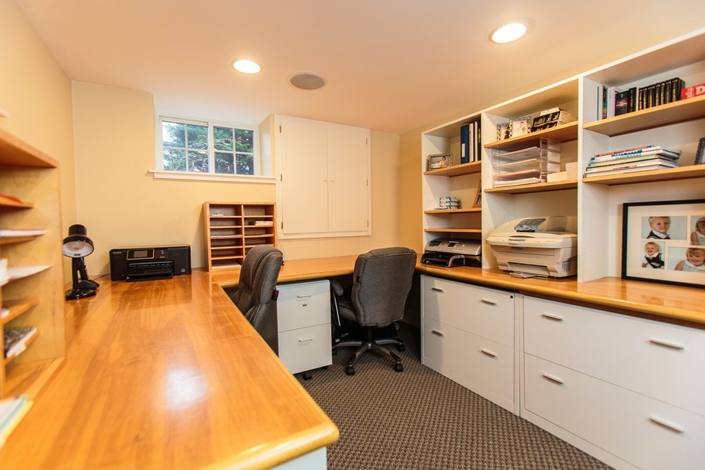18 Thomas Road Wellesley, MA 02482 - Photo 17 of 24 a view of a workspace with furniture and a window