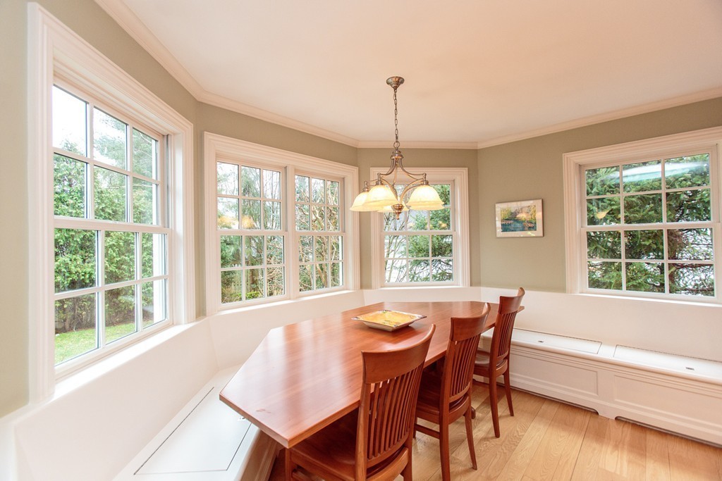 18 Thomas Road Wellesley, MA 02482 - Photo 9 of 24 a view of a dining room with furniture window and wooden floor