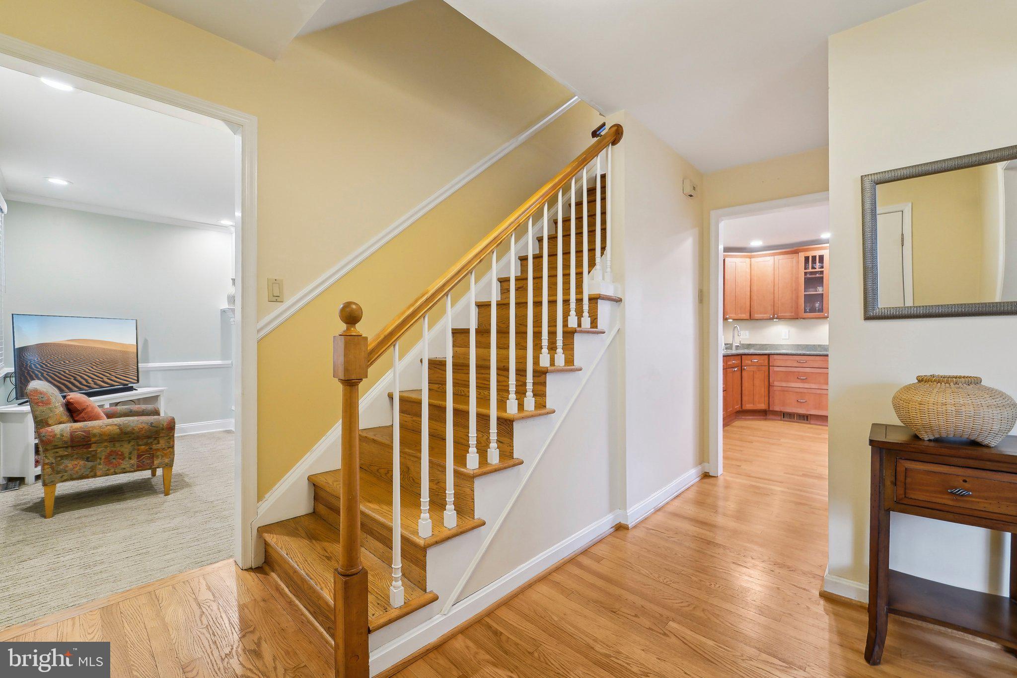3 Emerson Road Severna Park, MD 21146 - Photo 20 of 65 Hardwood stairs leading to bedroom level