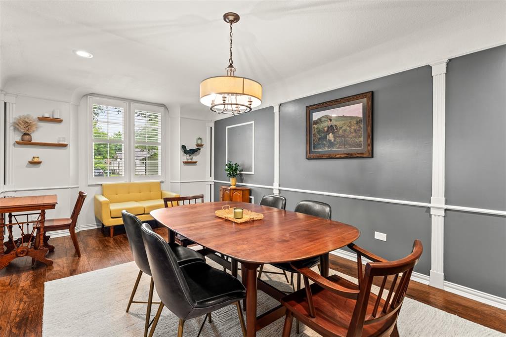3116 Alexander Avenue Waco, TX 76708 - Photo 9 of 40 a view of a dining room with furniture window and wooden floor