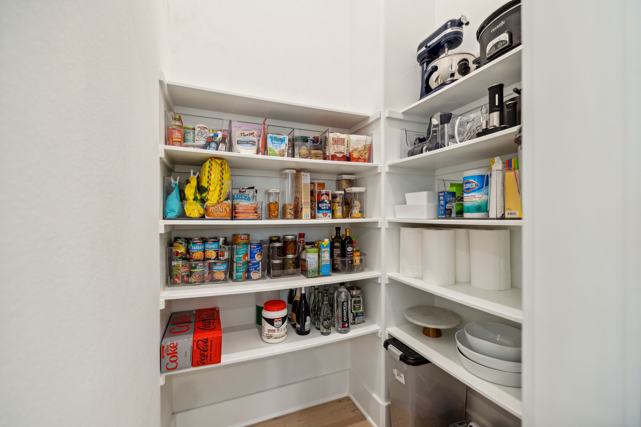 1413 West 23rd Street Houston, TX 77008 - Photo 21 of 39 a cabinet with a book shelf and a shelf