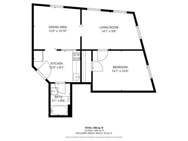 $900 | 96 Main Street, Unit #6, Lancaster, NH 03584
