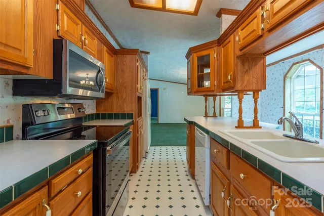 a front view of a house with outdoor space