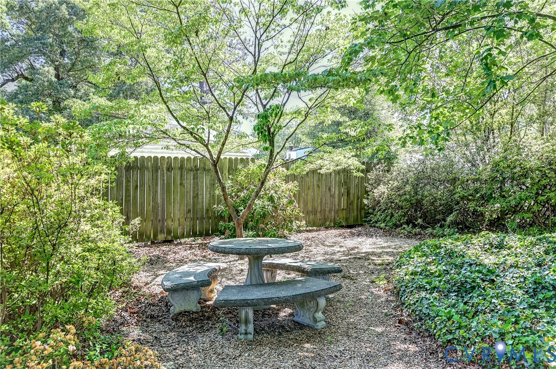 1817 Pocoshock Boulevard North Chesterfield, VA 23235 - Photo 40 of 41 a view of a bench in a garden