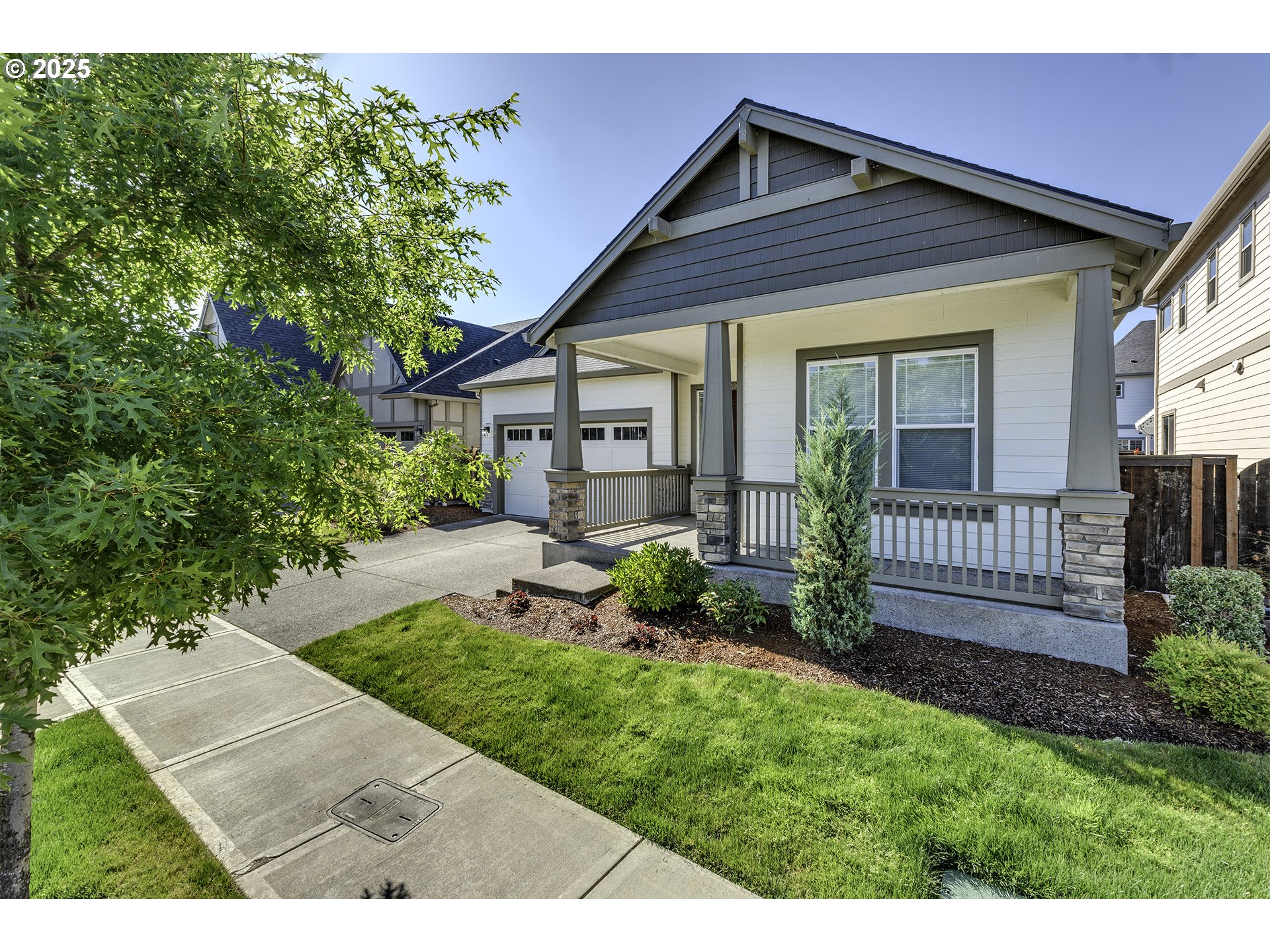 29068 Northwest Fair Street North Plains, OR 97133 - Photo 2 of 29 a view of backyard with a garden and plants