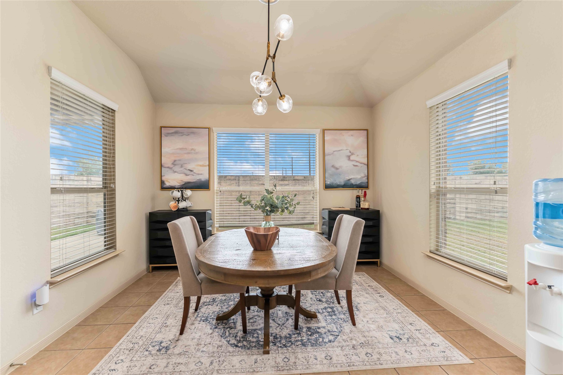 2502 Tiger Eye Drive Rosharon, TX 77583 - Photo 25 of 29 Bright dining area with large windows allows you to over look the covered patio area as well as the side yard