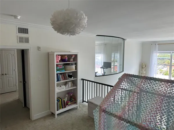a workspace with a window