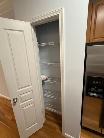 a view of walk in closet