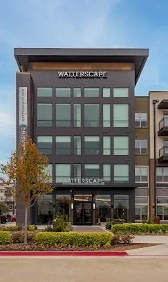 a front view of a building