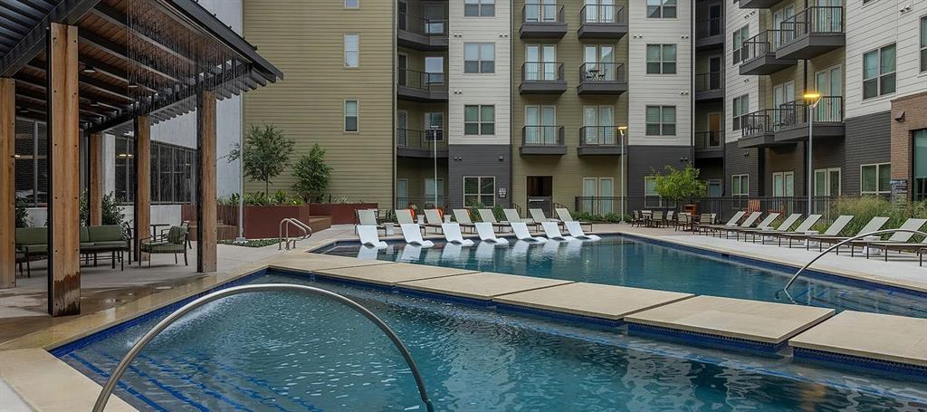 930 Ridgeview Drive, Unit 1273 Allen, TX 75013 - Photo 18 of 28 a view of a patio with couches table and chairs and potted plants