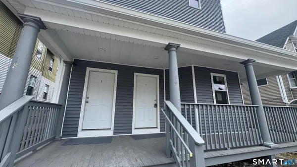 an entrance view of a house