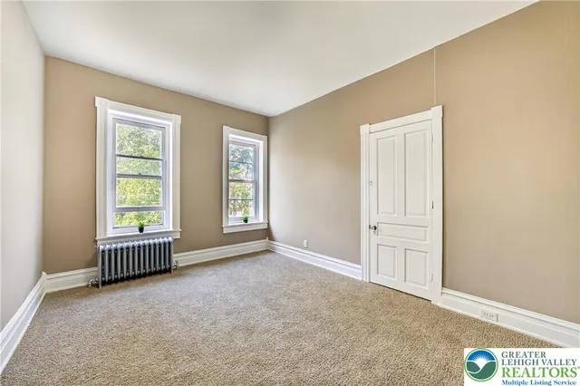 a view of an empty room