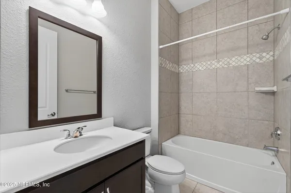 a view of a room with rack on the wall