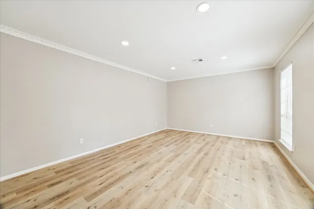 wooden floor in a room