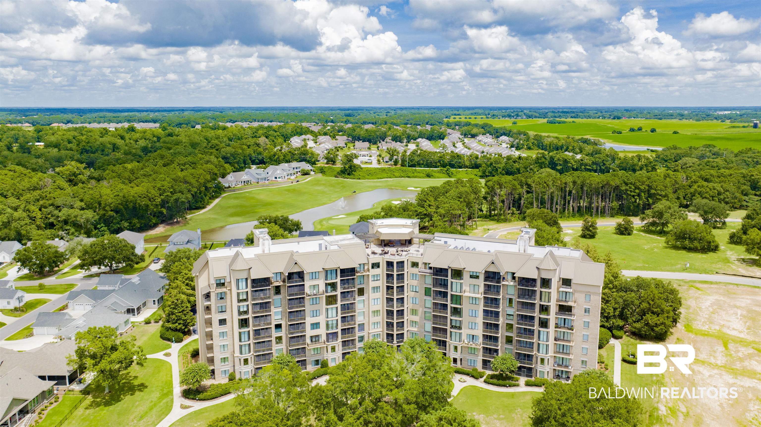 18269 Colony Drive, Unit 601 Fairhope, AL 36532 - Photo 39 of 47 Aerial view