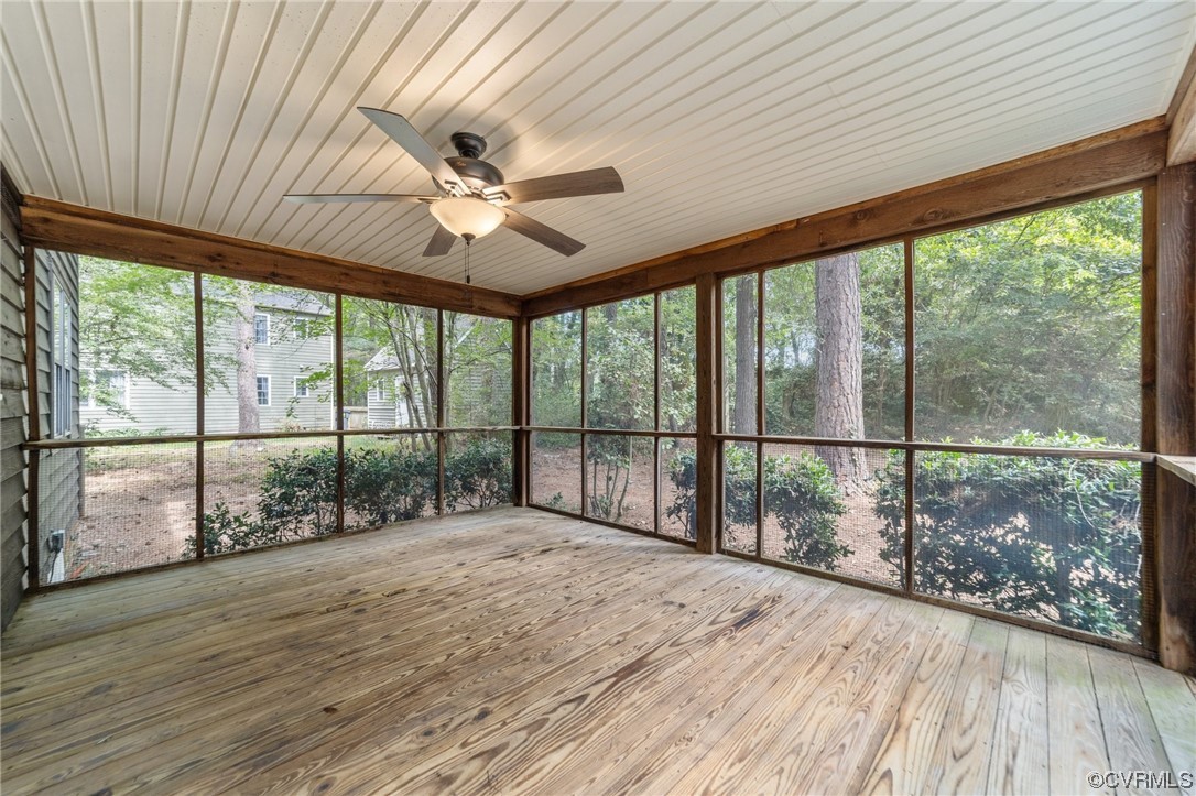3917 Pebble Creek Road Midlothian, VA 23112 - Photo 42 of 50 Sunroom featuring wood ceiling, a healthy amount o